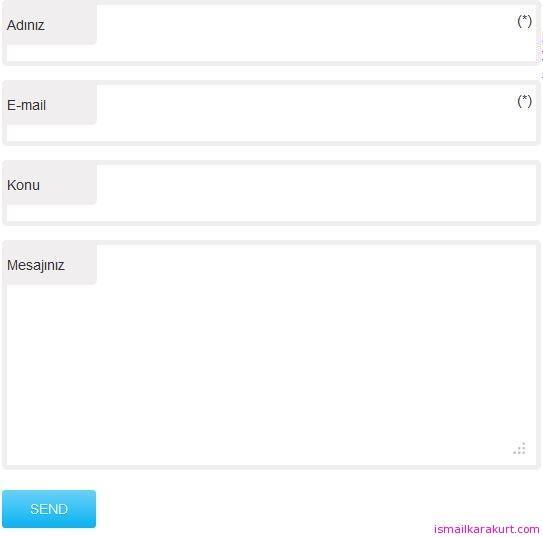 Contact Form 7 CSS Ile zelle tirme Cem Karakurt Contact form 7 css ile zelle tirme cem karakurt