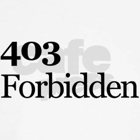 403 Forbidden Hatası Çözümü
