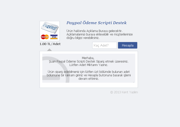 Ücretsiz PayPal Ödeme Scripti