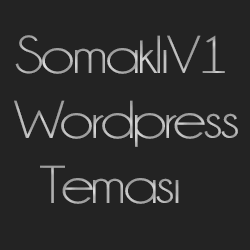 SomakliV1 Wordpress Kişisel Tema