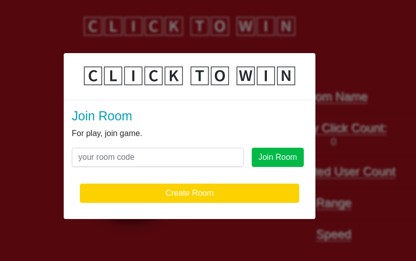 Click And Win – Nodejs – Socket.io Web Oyunu